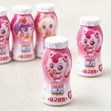 빙그레 캐치티니핑 요구르트 딸기 5입, 400ml, 1개