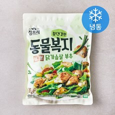참프레 동물복지 큐브 닭가슴살 부추 (냉동), 450g, 1개