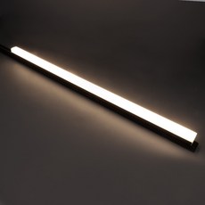 LED T-LINE 레일조명 주백색 15W, 검정