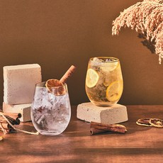 글라스락 테이아 고블렛 530ml, 투명, 2개