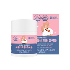 장인정신에브리데이 유아용 이뮨스트롱 츄어블 철 아연 비타민D 66g, 60정, 1개 60정 × 1개 섬네일