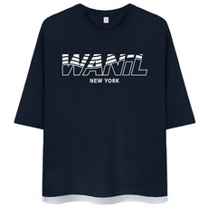 웨닐 남성용 하치밀 7부 티셔츠 WRV_0021