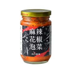 扒扒飯 麻辣花椒泡菜, 酸麻辣開胃, 260g, 1罐