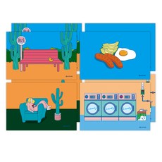 벤치일러스트