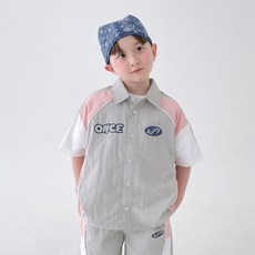 BerryCloset 男童款Force Racing尼龍襯衫