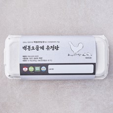 자연애찬 무항생제 인증 백봉오골계 유정란 1번란 300g