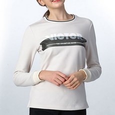 VICTOR 勝利體育 女款長袖T恤 V83LRT-5280W