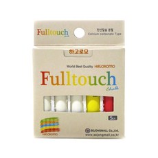 Hagoromo Fulltouch 3色混合碳酸鈣粉筆 5入, 5個, 混色