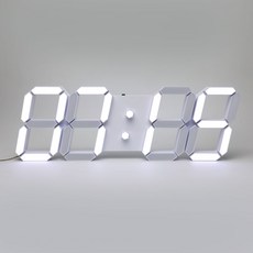 홈플래닛 리모컨 빅 3D LED 벽시계 