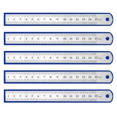 마켓플랜 스틸 직자 15cm, 혼합색상, 5개