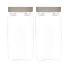 iLock 方形玻璃醬料罐 2入組, 2L, 2個