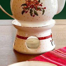 Tirologik Christina Gold Rim茶燭台, 白色, 1個