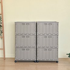 지금 당장 봐야할 이동식컨테이너 추천 정보 베스트 10 10 버츄나인 이동식 컨테이너 3x2단 수납장 + 뚜껑 세트