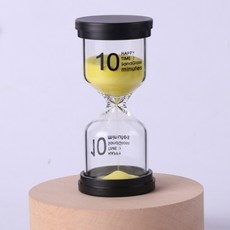 Evero Simple Basic Color Hourglass 10 分鐘, 黃色