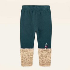 몰리멜리 아동용 발토시 배색 융기모 레깅스