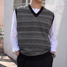 남자빅사이즈여름니트조끼
