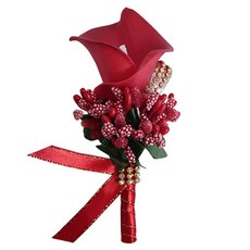 小祖尼彩花立方胸花, 紅色