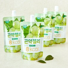 jaim 곤약젤리 청포도, 140g, 4개