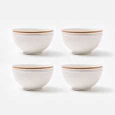 쓰임 국산 레트로 라인 공기, 빈티지블루, 4개