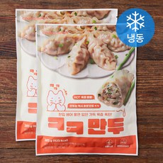 쿠캣 메이드 ᄏᄏ만두 (냉동), 385g, 2개