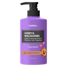 쿤달 BT21 단백질 헤어 트리트먼트 자스민우디향, 1개, 500ml