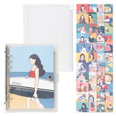 모노라이크 폴인뉴트로 6공 만년형 다이어리 세트, 04 Surfing board