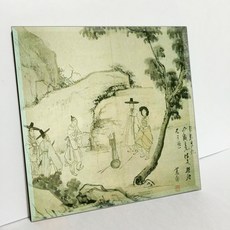 TDP名畫磁磚 E32 辛允福 临下圖