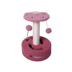 업앤고 고양이 기둥형 스크래처, 핑크 + 퍼플(L), 1개