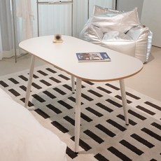 CHOUETTE MAISON LPM 橢圓形矮款餐桌沙發桌 1200 x 600, 4人, 煙燻灰
