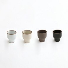 ERATO Sie 陶瓷燒酒杯 4入禮盒組, 燒酒杯 4p, 1組