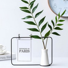 Lacevine 鐵框架花瓶組 25x17.5公分 黑色 可掛明信片/便條紙, 25 x 17.5cm