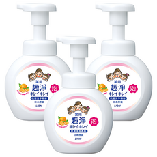LION 獅王 趣淨 抗菌洗手慕斯, 250ml, 3瓶