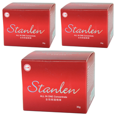 Stanlen 詩丹雅蘭 ALL IN ONE全效修護精華, 保濕亮白修護緊緻彈潤, 含12大精華萃取, 30g, 3罐