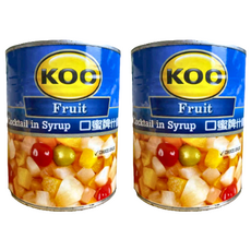 KOO 什錦水果罐頭, 825g, 南非原產, 2罐