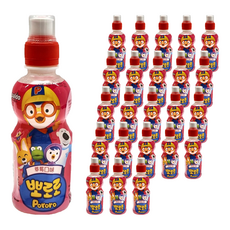 Pororo 淘氣小企鵝 啵樂樂乳酸飲 草莓口味 235毫升 (24瓶), 235ml