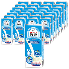 光泉 低脂高鈣牛乳, 24入, 乳含量50%以上, 200ml, 120入