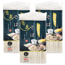 matsudaisoba 松代蕎麥善屋 蕎麥麵, 600克, 600g, 3包