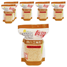 超賀 熟白芝麻粒, 250公克, 台灣產, 250g, 6包