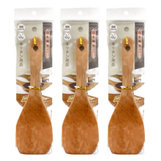 BIOK 山毛櫸原木飯匙, 廚房料理工具, Natural Wood, 3支