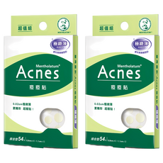 曼秀雷敦 Acnes ACNES痘痘貼 極致薄綜合型,54個,2盒