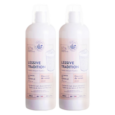 La Maison du Savon de Marseille 馬賽皂之家 柔軟棉花正統馬賽黑皂防螨洗衣皂 1000mL, 1L, 2瓶