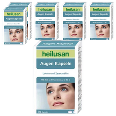 heilusan 好立善 EUREYE葉黃素複方軟膠囊，含葉黃素玉米黃素，維生素A B2 C E 鋅，30粒膠囊, 30顆, 6盒