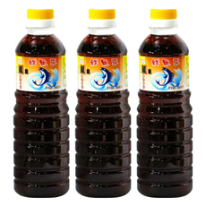 福松 鯷鮮魚露 保特 鮮魚露, 500ml, 3瓶