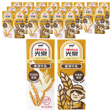 光泉 麥芽牛乳, 牛奶鈣添加，乳含量50%以上, 200ml, 24入