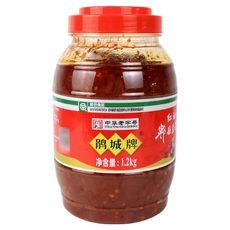 鵑城牌 紅油郫縣豆瓣1.2kg，正宗川味豆瓣醬，香辣夠味，家庭料理必備, 1.2kg, 1罐