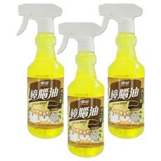 優品 樟腦油 柴語錄聯名款 525ml 補充瓶, 3瓶