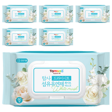 Tamsaa 譚姆薩 White Musk 香氛柔順衣物烘衣紙， 60枚入, 60張, 6包
