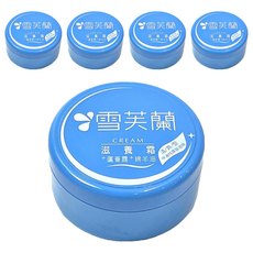 雪芙蘭 滋養霜 清爽型，適合中性/油性膚質適用，蘆薈露+綿羊油, 150g, 5罐