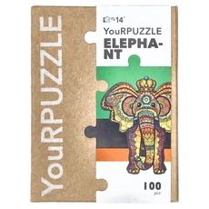 YouRPUZZLE 大象拼圖 100片, 1盒
