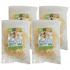 茂喜食品 特級白木耳, 進口嚴選 無農藥殘留 無添加防腐劑及色素 工廠通過HACCP及ISO22000認證, 75g, 4包